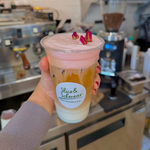 Rose latte.