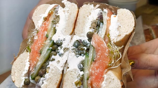 Nova Lox Bagel.