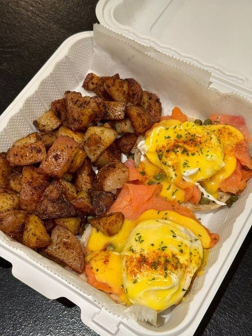 Smoked Salmon Benedict.