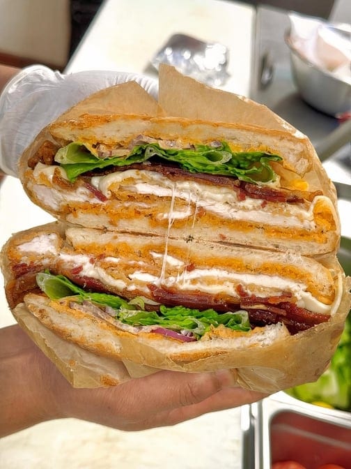 Chicken Cutlet Sandwich.