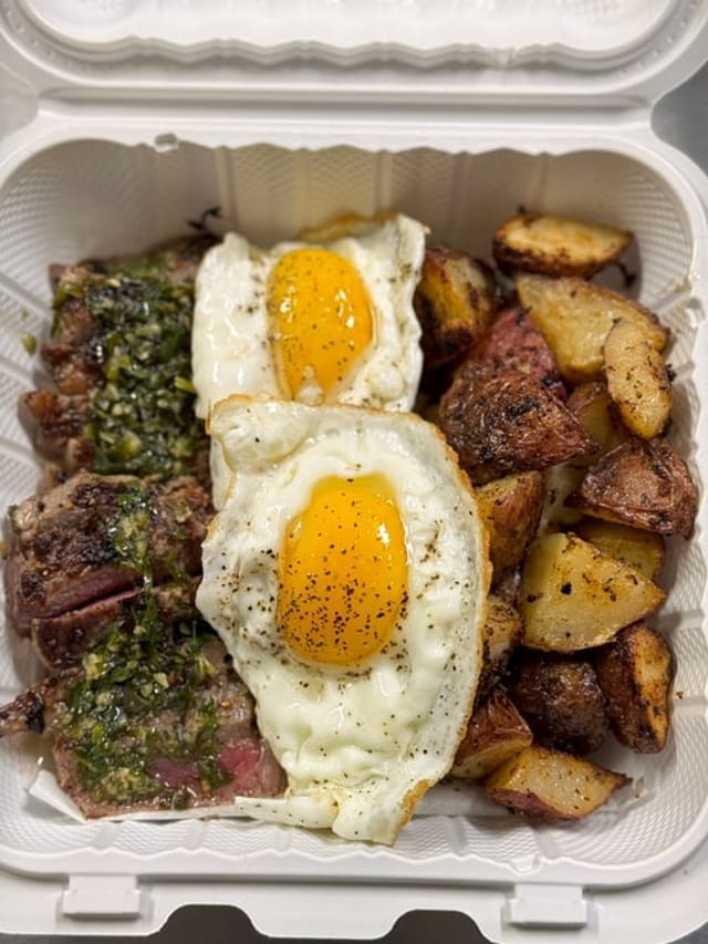 Steak and Eggs.