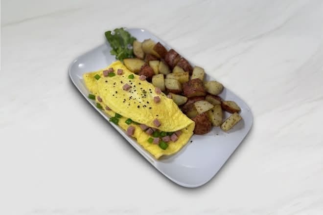 Pepper Onion Omelette.