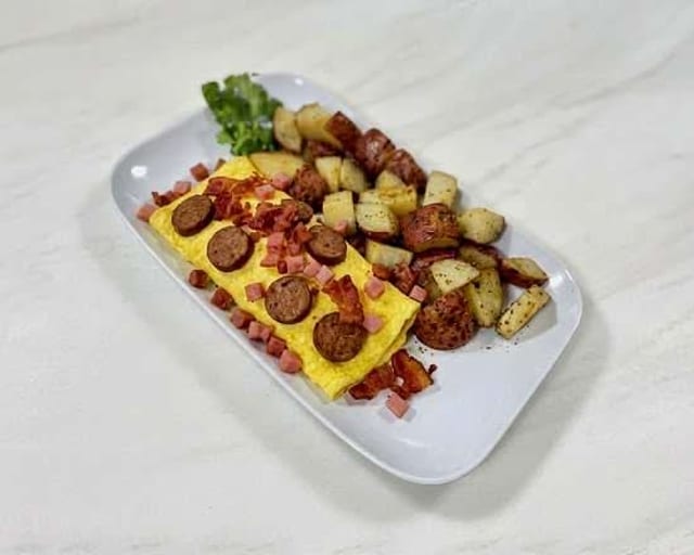 Meat Lover Omelette.