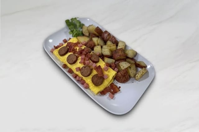 Meat Lover Omelette.