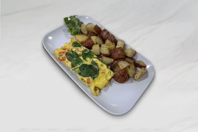Spinach Omelette.