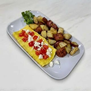 Feta Tomato Omelette